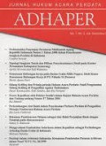Jurnal Hukum Acara Perdata ADHAPER Vpl. 2, No. 1, Jan-Juni 2016 (02) : Penyelesaian Sengketa di Luar Pengadilan dalam Rangka Perlidungan terhadap Nasabah Bank