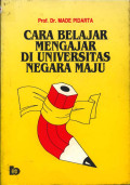 Cara belajar mengajar di universitas negara maju.