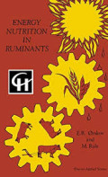 Energy nutrition in ruminants