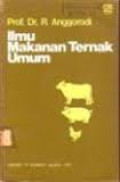 Ilmu makanan ternak umum.