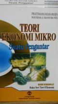 Teori ekonomi mikro suatu pengantar.