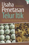 Usaha penetasan telur itik.