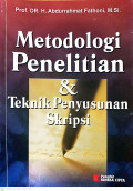 Metodologi penelitian & teknik penyusunan skripsi