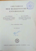 Grundriss der medizinisehen entomologie