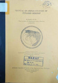 Manual on pond culture of penaeid shrimp