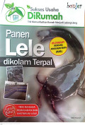 Penen lele di kolam terpal