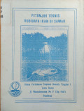 Petunjuk teknis budidaya ikan di sawah