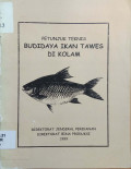 Petunjuk teknis budidaya ikan tawes di kolam