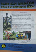 Buletin Geologi Tata Lingkungan, Buleetin of Environmental Geology Vol. 22 No. 2 Agustus 2012