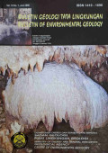 Buletin Geologi Tata Lingkungan, Bulletin of Environmental Geology Vol. 16 No. 1, Juni 2006