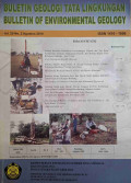 Buletin Geologi Tata Lingkungan, Bulletin of Environmental Geology Vol. 20 No. 2, Agustus 2010