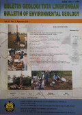 Buletin Geologi Tata Lingkungan, Bulletin of Environmental Geology Vol. 21 No. 2, Agustus 2011