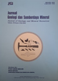 Jurnal Geologi dan Sumberdaya Mineral: Journal of Geology and Mineral Resources Volume 19 Nomor 2, Mei 2018