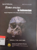 Homo erectus in Indonesian Recent Progresses of the Study and Current Understanding