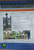 Buletin Geologi Tata Lingkungan, Buleetin of Environmental Geology Vol. 22 No. 1 April 2012
