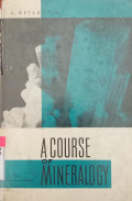 A COURSE OF MINERALOGY