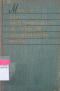 Manual For Systematic Study Of The Regime Of Underground Water
