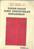 Dasar-Dasar Illmu Kedokteran Kehakiman