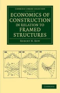 Economics of construction in relation to framed structures