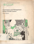 Governance and management of the cgiar centers