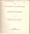 The Student's Dictionary of Anglo-Saxon