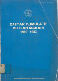 Daftar kumulatif istilah mabbim 1980-1983