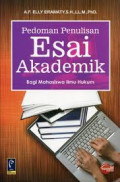 Pedoman penulisan Esai Akademik bagi mahasiswa ilmu hukum