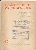 Kramers' Duits Woordenboek
