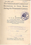 The Industrial and Commercial Revolution in Great Briatain during Niteteenth Century
