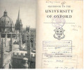 Handbook to the University of Oxford