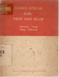Kamus istilah ilmu pasti dan alam indonesia - asing