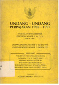 Undang-undang Perpajakan Republik Indonesia Tahun 1995/1997
