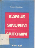 Kamus Sinonim Antonim