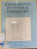 Experiments In General Chemistry
 