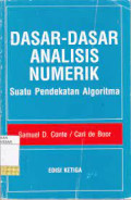 DASAR-DASAR ANAILSIS NUMERIK SUATU PENDEKATAN ALGORITMA