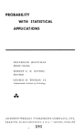 PROBABYLITY WITH STATISTICAL APPLICATIONS