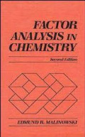 Factor Analysis In Chemistry 