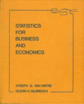 STATISTICS FOR BUSINESS & ECONOMICS