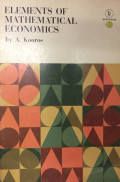 Elements of mathematical economics