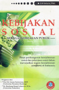 Kebijakan sosial sebagai kebijakan publik