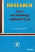 Research teori, metodologi, administrasi