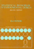 Statistical principles in experimental design