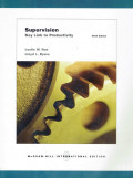 Supervision, key link to productivity