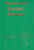 Technical budget manual