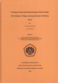 Partisipasi masyarakat dalam kegiatan bank sampah SOS Children’s Village Lembang Kabupaten Bandung