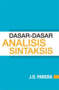 DASAR-DASAR ANALISIS SINTAKSIS