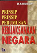 Prinsip Prinsip Perumusan Kebijaksanaan Negara