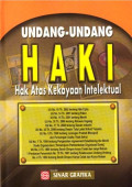 UNDANG-UNDANG HAKI : Hak Atas Kekayaan Intelektual