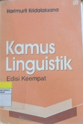 Kamus Linguistik Edisi Keempat