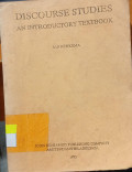 Discourse Studies an Introductory Textbook